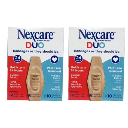 NEXCARE DUO ASSORTED PACK BANDAGES 20CT
