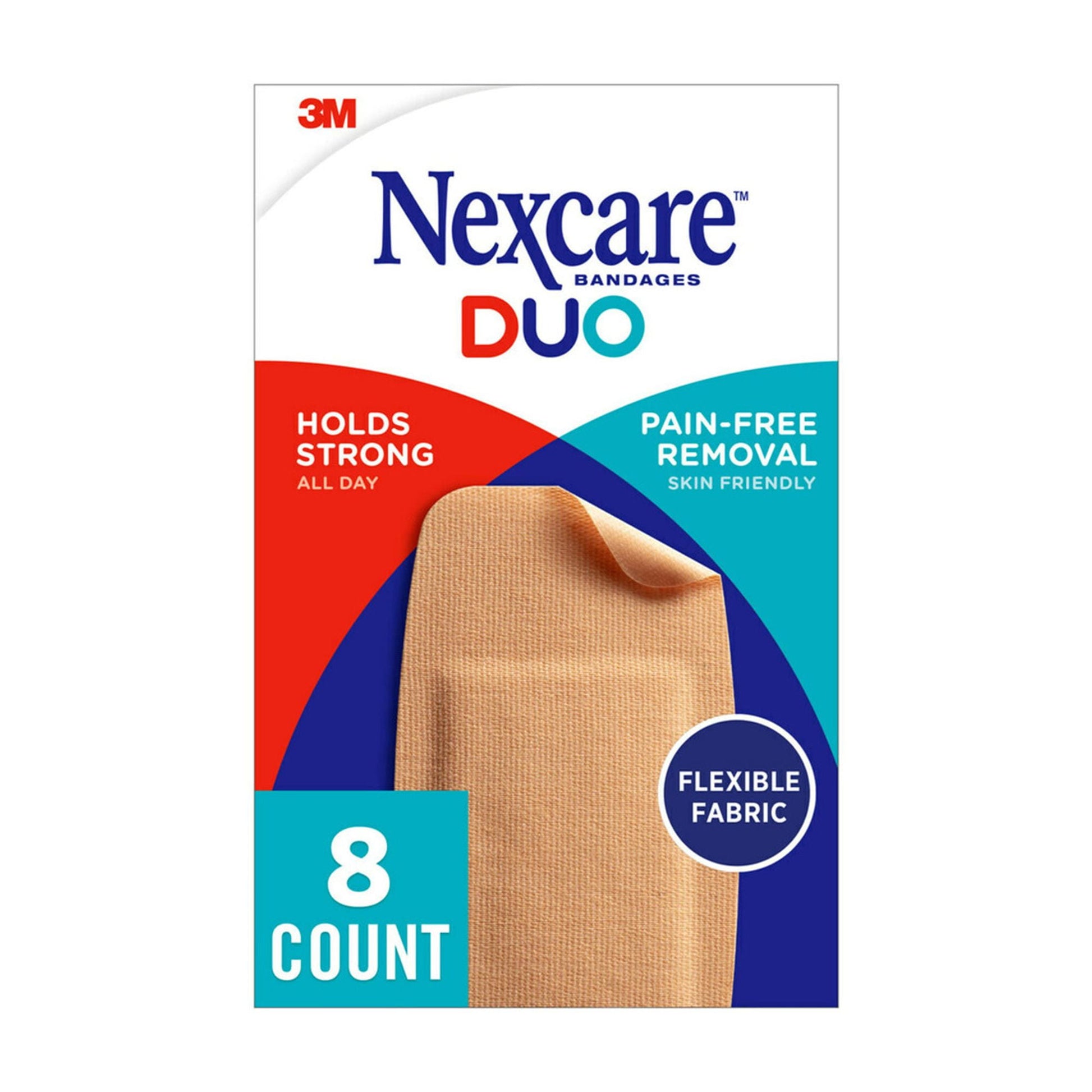 NEXCARE DUO KNEE AND ELBOW BANDAGES 8CT