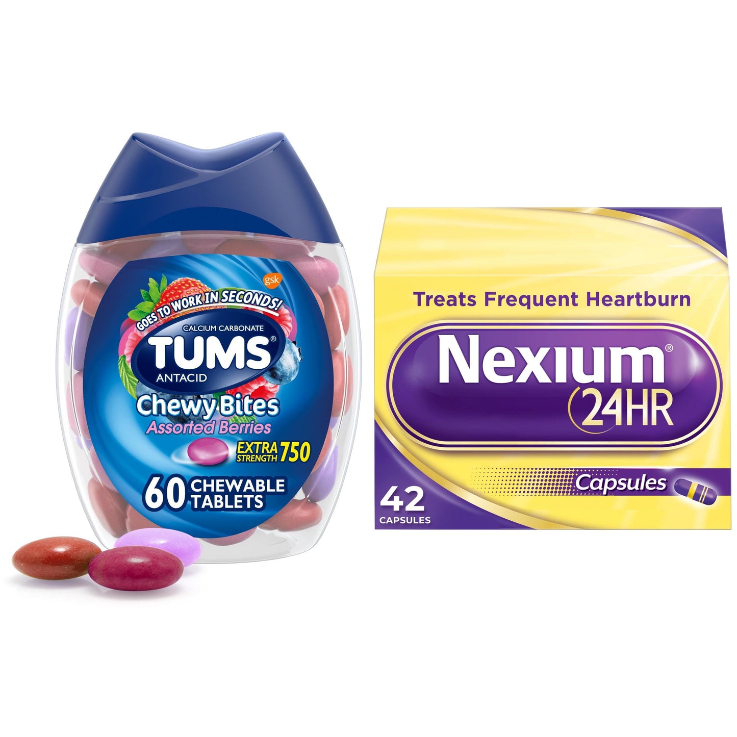 NEXIUM 24HR OTC 20MG CAPSULE 42CT