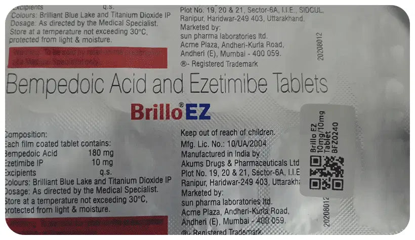 NEXLETOL TB 180MG 30