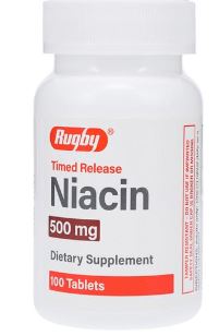 NIACIN 500 MG TR TAB 250