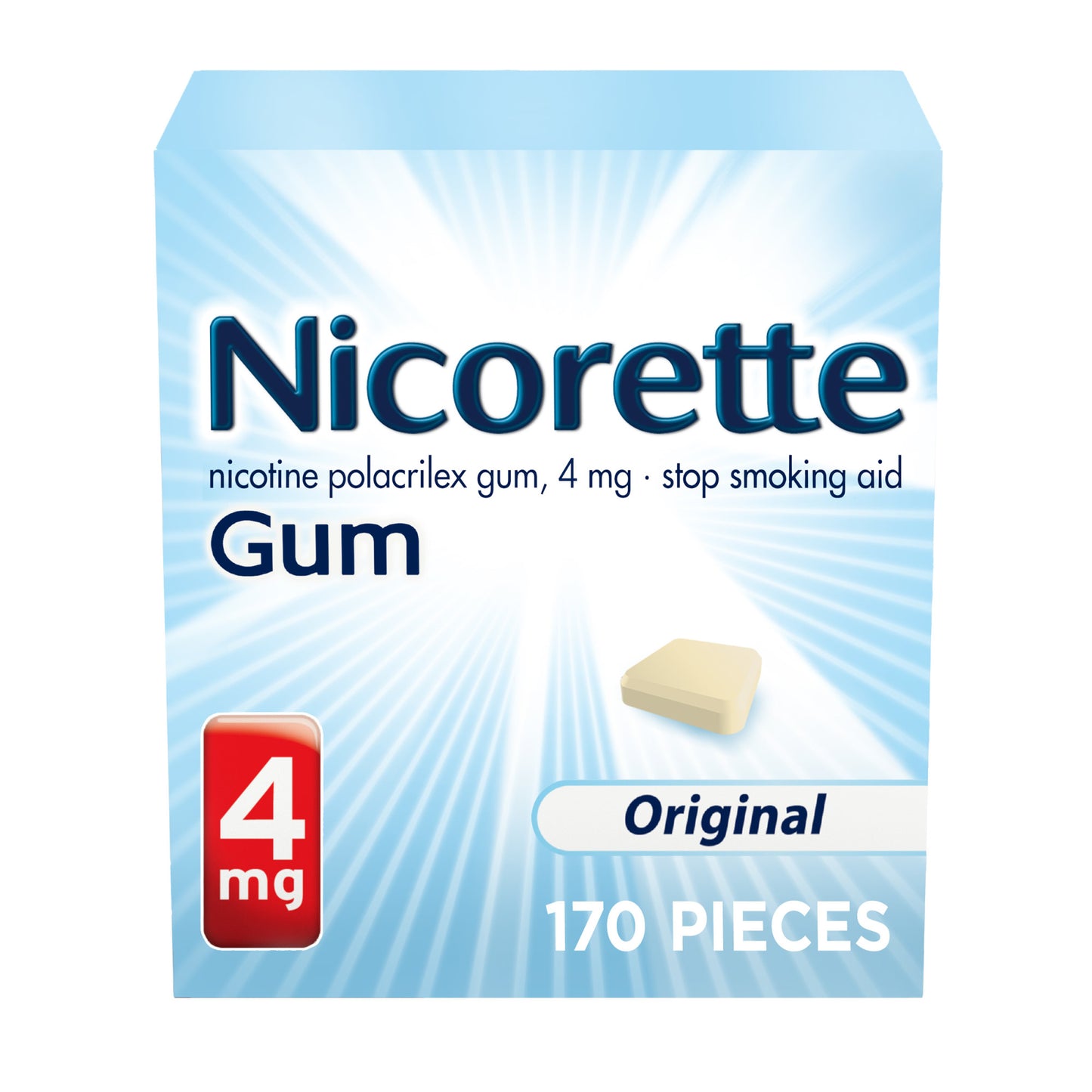 GNP NICOTINE 4MG UNCOATED MINT GUM 110CT