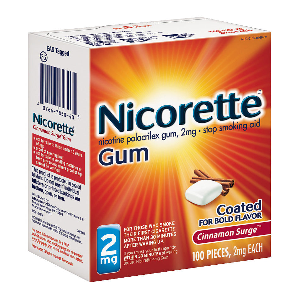 NICORETTE GUM STARTER KIT 2MG 110CT