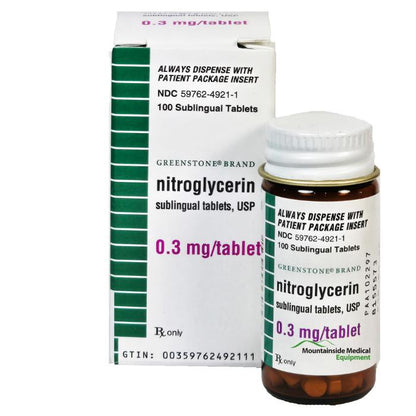 NITROGLYCERIN TB 0.4MG 4X25 SL