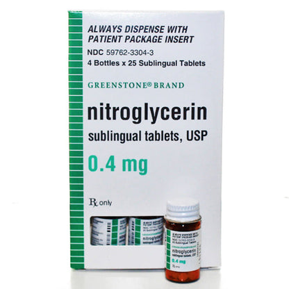 NITROGLYCERIN TB 0.4MG 100 SL