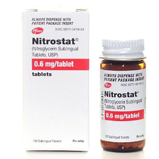 NITROGLYCERIN TB 0.6MG 100 SL