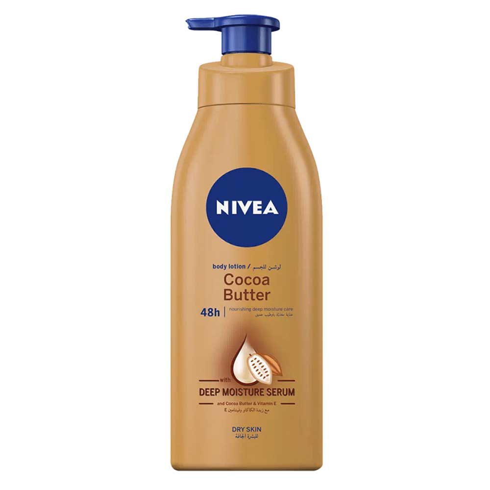 Nivea Lotion Cocoa Butter 16.9oz Pump Nourishes Dry Skin