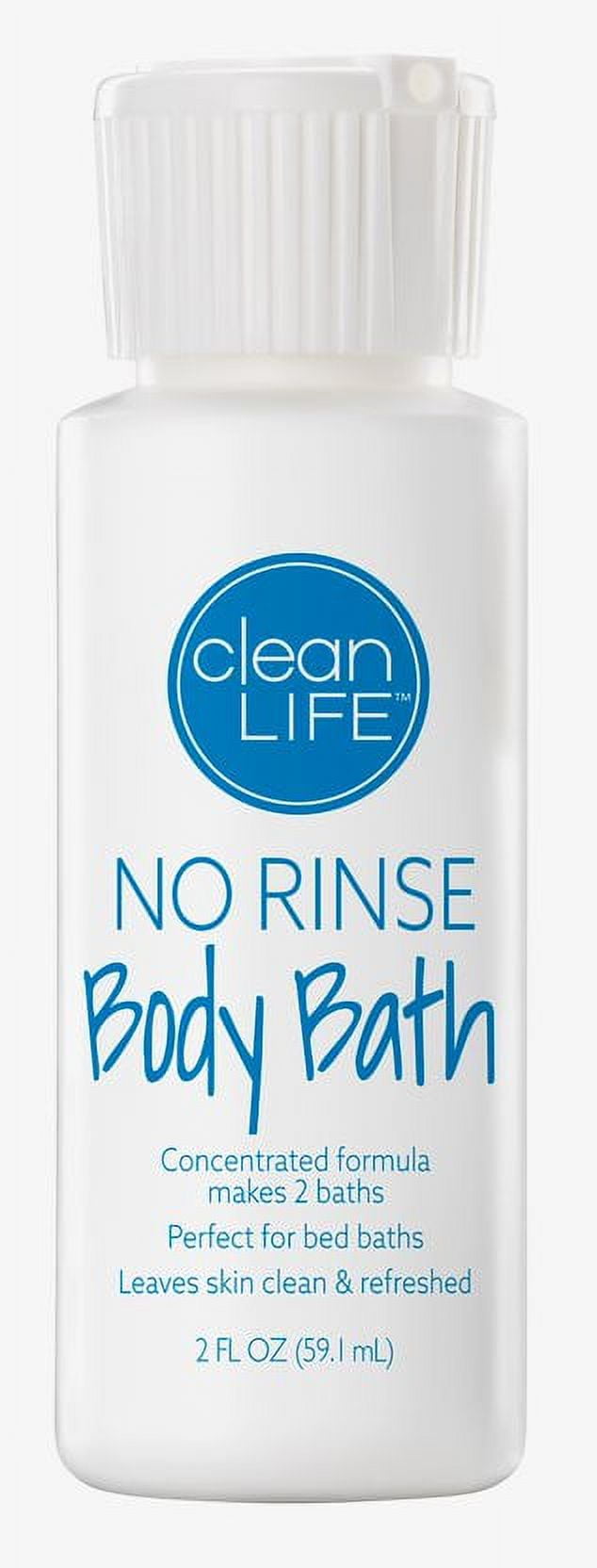 NO RINSE BODY BATH LQ 128OZ
