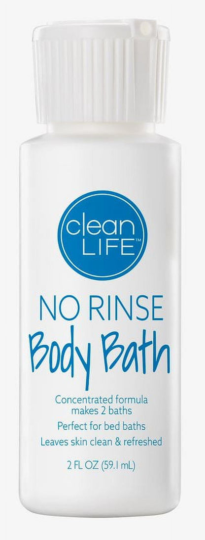 NO RINSE BODY BATH LQ 128OZ