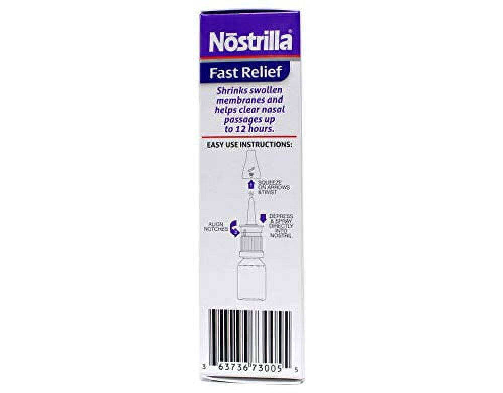 NOSTRILLA 0.05% 12HR SPRAY 15ML