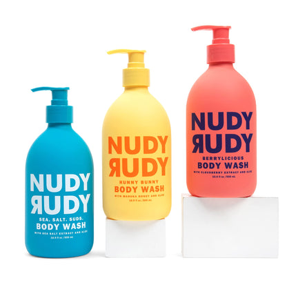 NUDY RUDY BODY WASH,SEA SALT SUDS