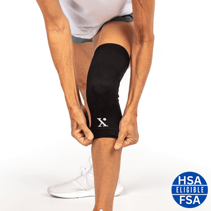 KNEE NUFABRX MED INF PAIN RLF SLEEVE