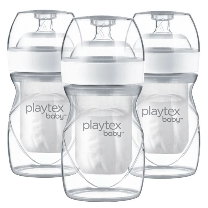 Playtex Baby Latex Pacifier W/ Cover 4 Pack 0-6 Months No Bpa