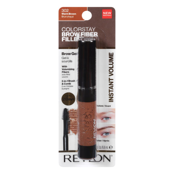REVLON ColorStay Brow Fiber Filler - 302 Warm Brown