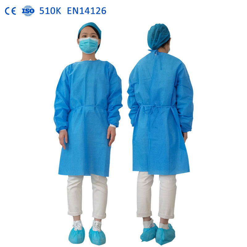 CLEANROOM CHEMO GOWN  30X3 WHITE