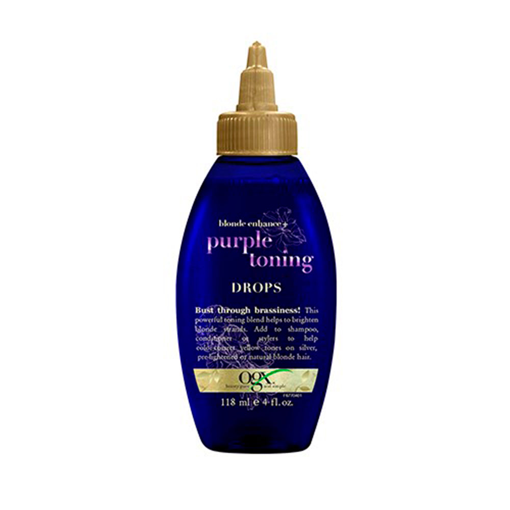 Ogx Blonde Enhance Purple Toning Drops 4oz