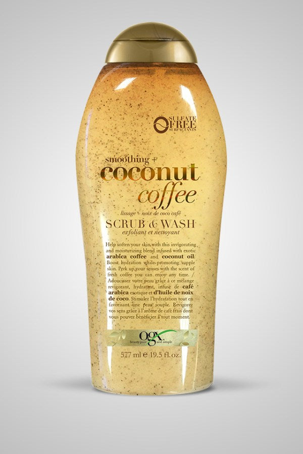 Ogx Body Scrub  & Wash Coconut Coffee 19.5oz
