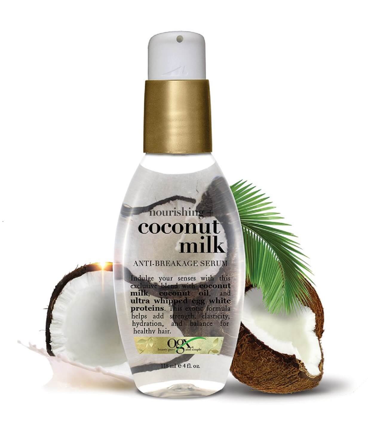 Ogx Coconut Serum Milk Anti- Breakage 4oz