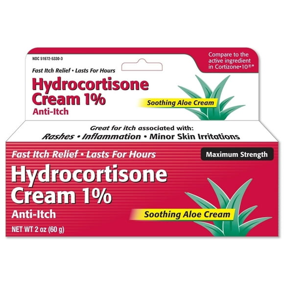HYDROCORTISONE W/ALOE 1% CRM 28.4 GM