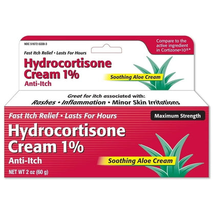 HYDROCORTISONE W/ALOE 1% CRM 28.4 GM