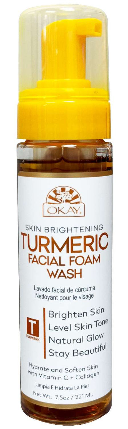 Okay Turmeric Facial Foam Wash 7.5oz