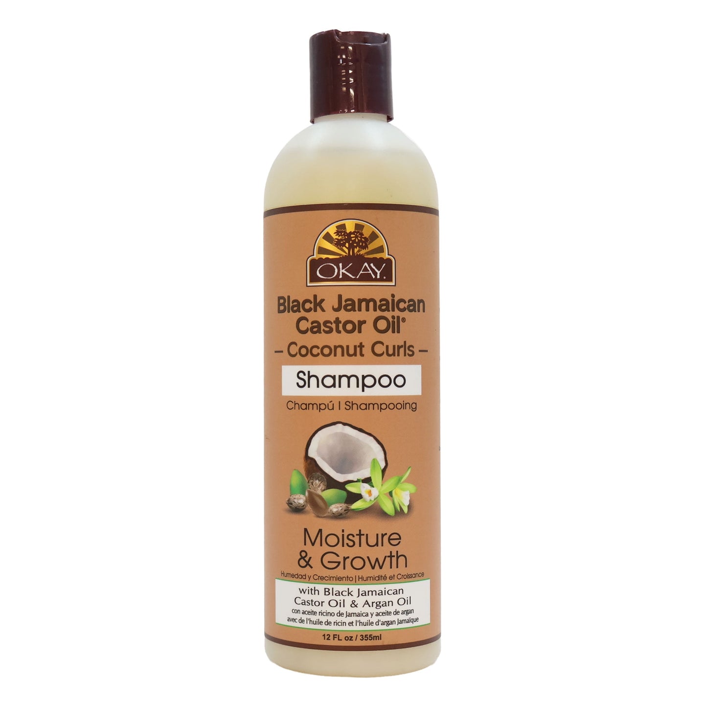 Okay Shampoo Coconut Curls 12oz Black Jamaican Castor Oil