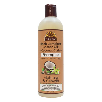 Okay Shampoo Coconut Curls 12oz Black Jamaican Castor Oil