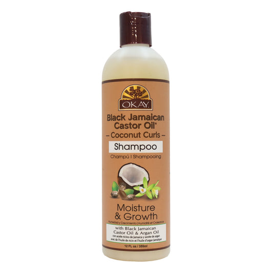Okay Shampoo Coconut Curls 12oz Black Jamaican Castor Oil