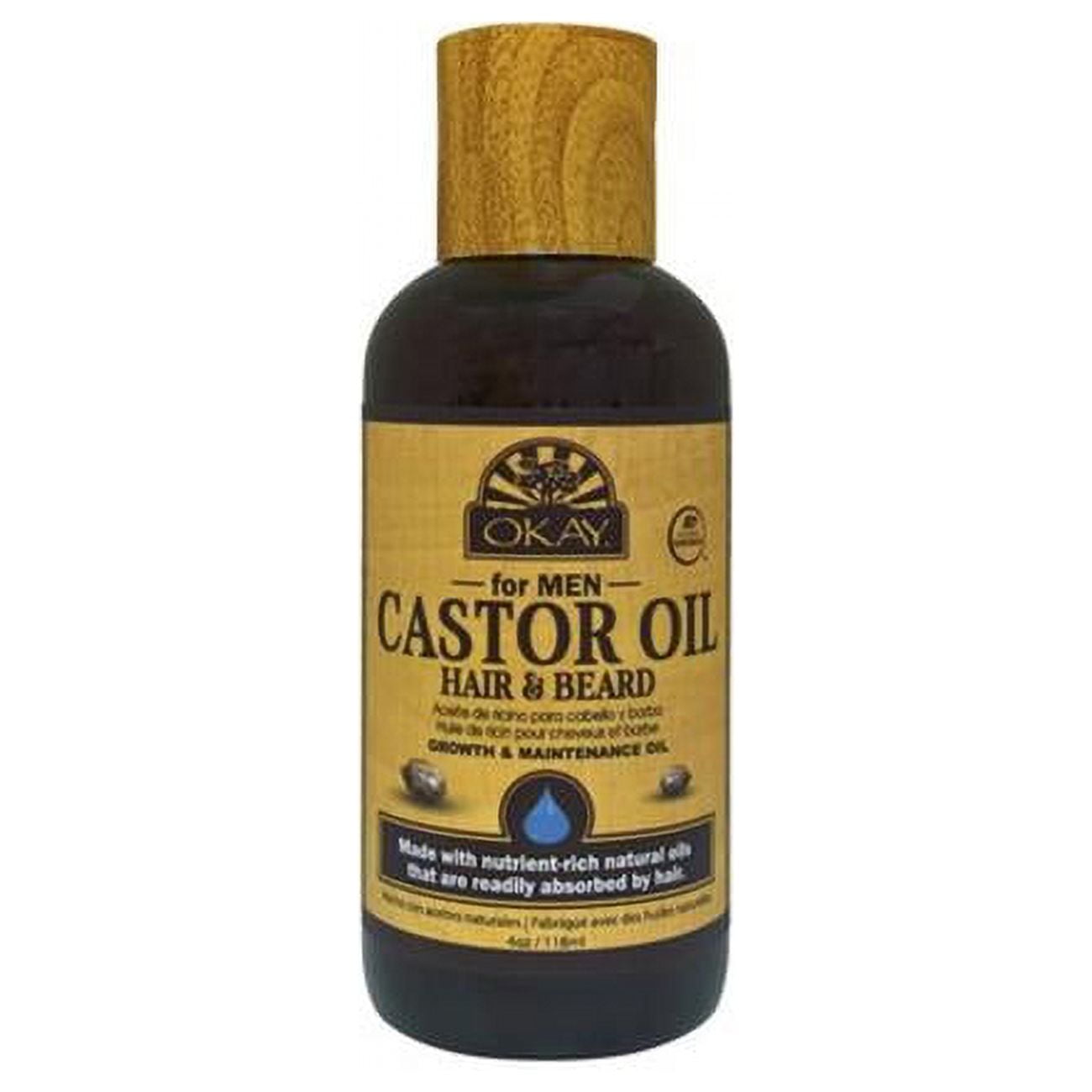 OKAY BEARD GROWTH CASTOR OIL 4Z