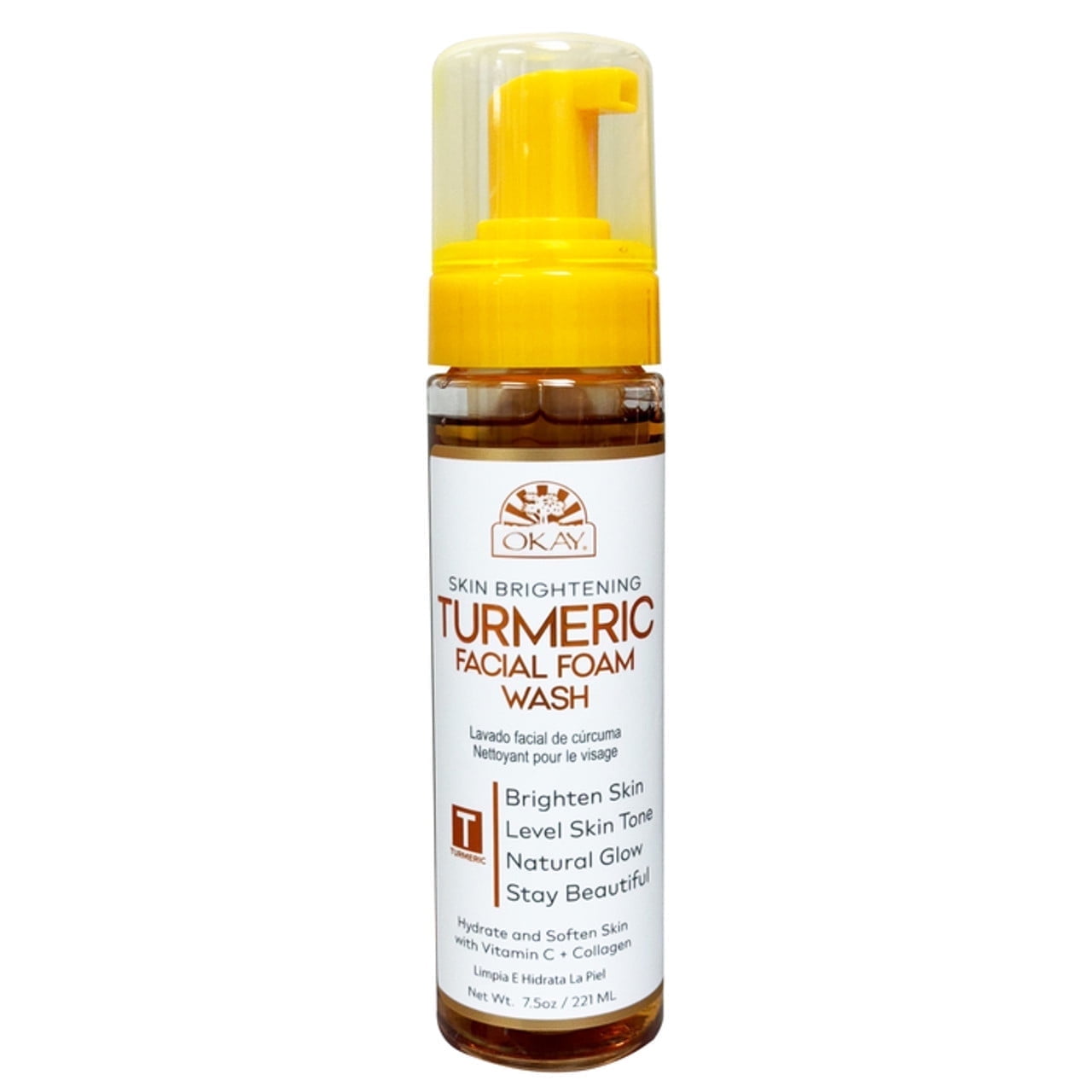 OKAY TURMERIC FACIAL CLEANSR7.5