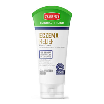 O' Keeffes Eczema Relief Hand Cream 2oz Tube (5in) Display