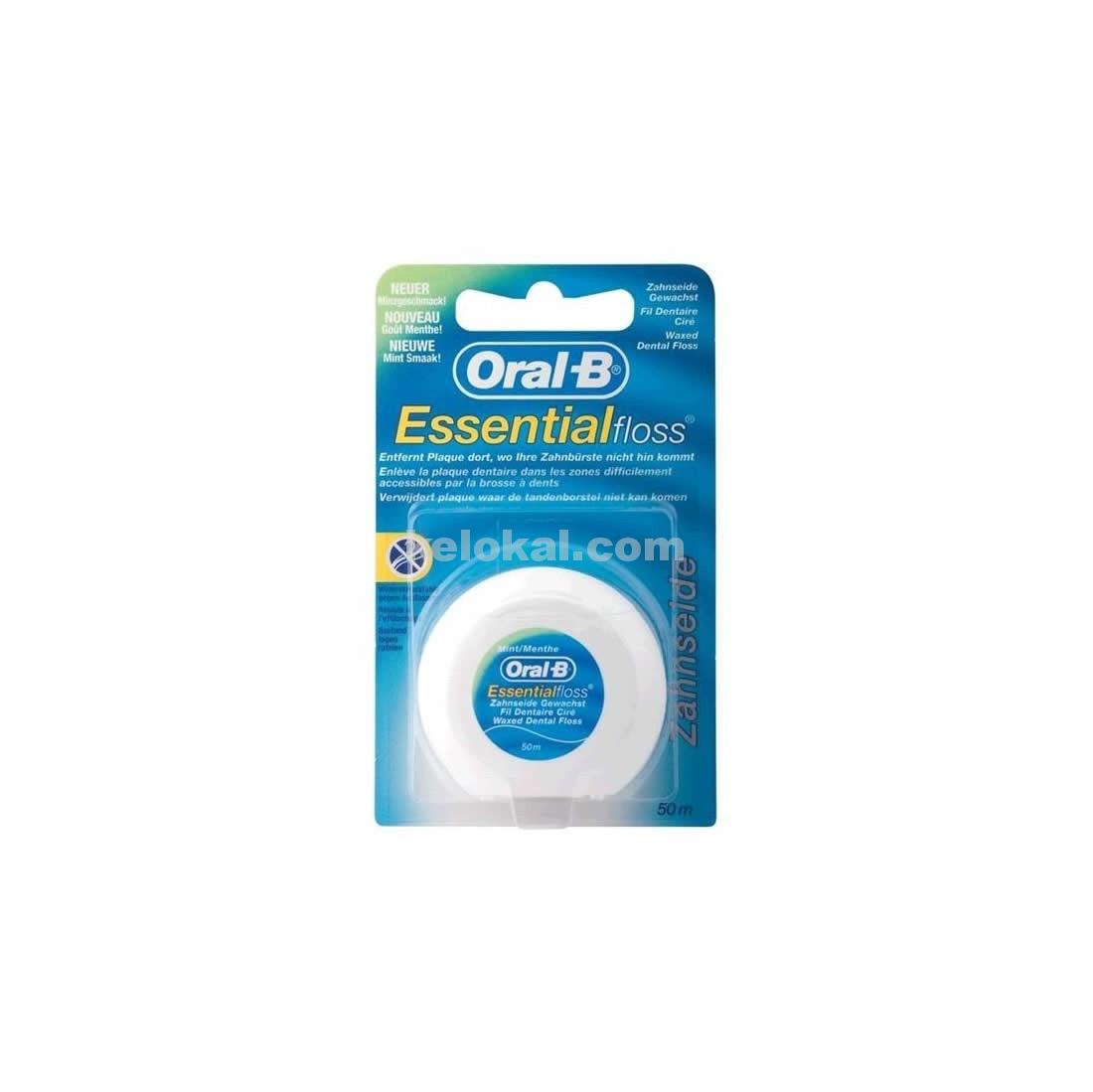Oral-B Essential Floss 54 Yds Waxed (6in)