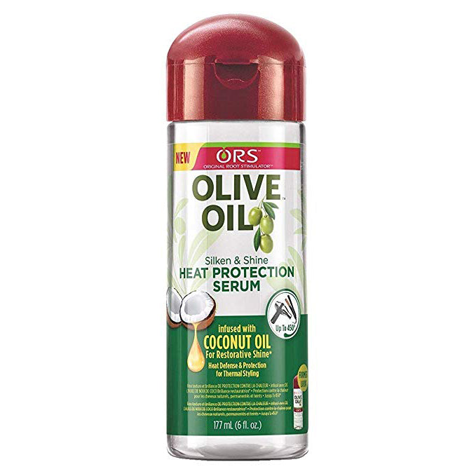 Ors Olive Oil Serum Silken & Shine Heat Protection 6oz