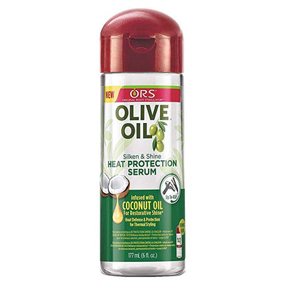 Ors Olive Oil Serum Silken & Shine Heat Protection 6oz