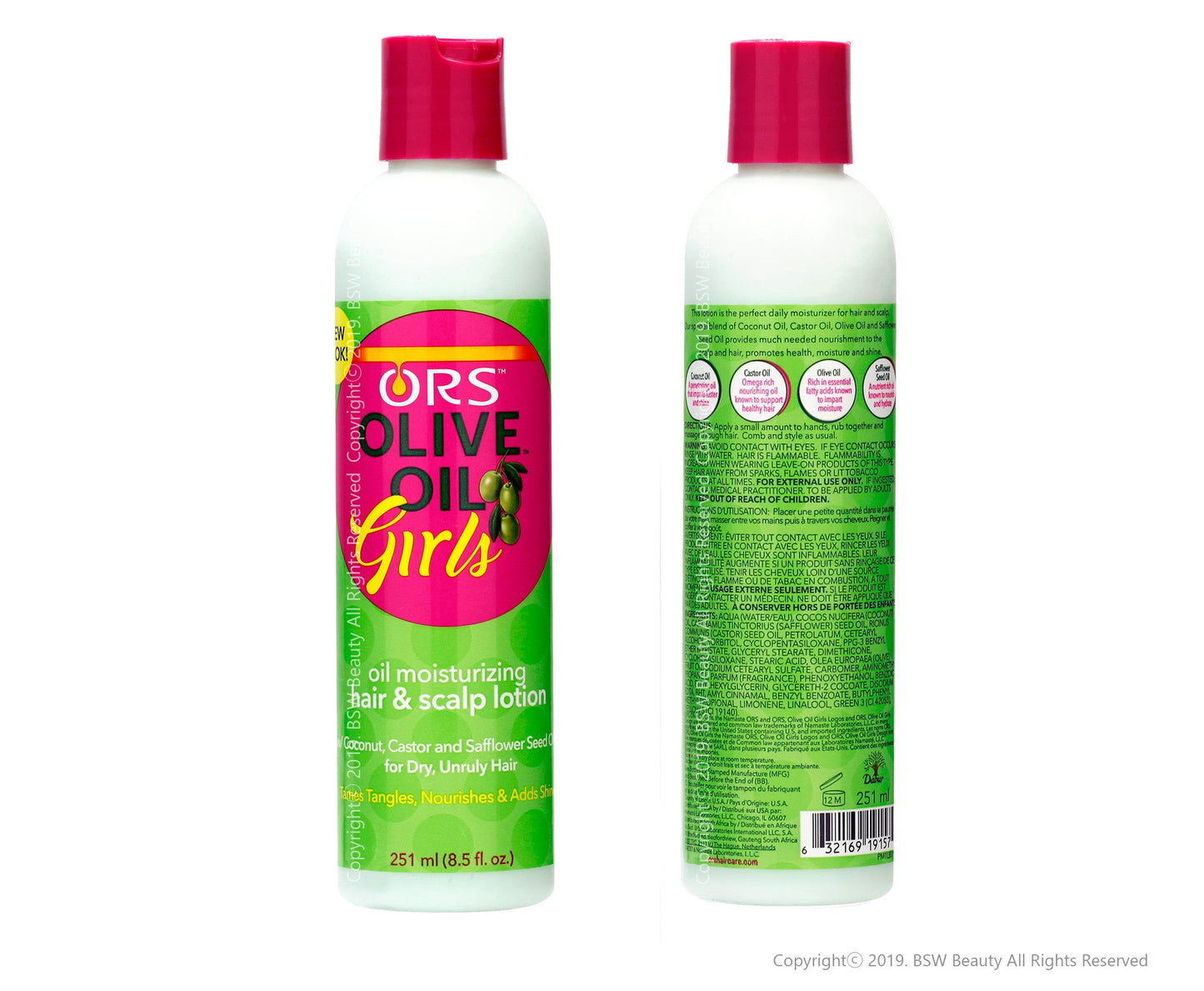 ORS GIRLS STYLE LOTION     8.5Z