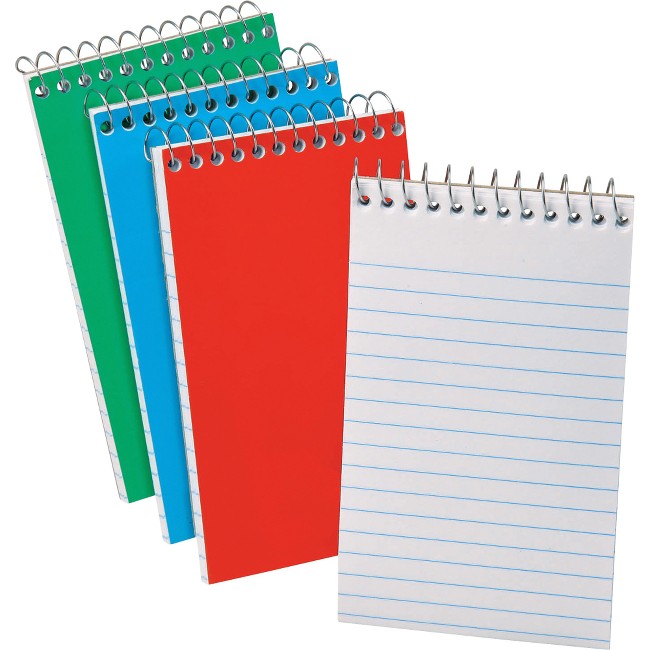 iScholar Mini Fashion Memo Book Narrow Ruled - Assorted Colors, 4.5" x 3.25"