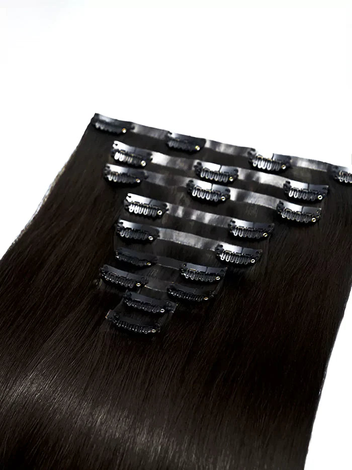CALYSPO CLIP HAIR EXT 15  BLACK