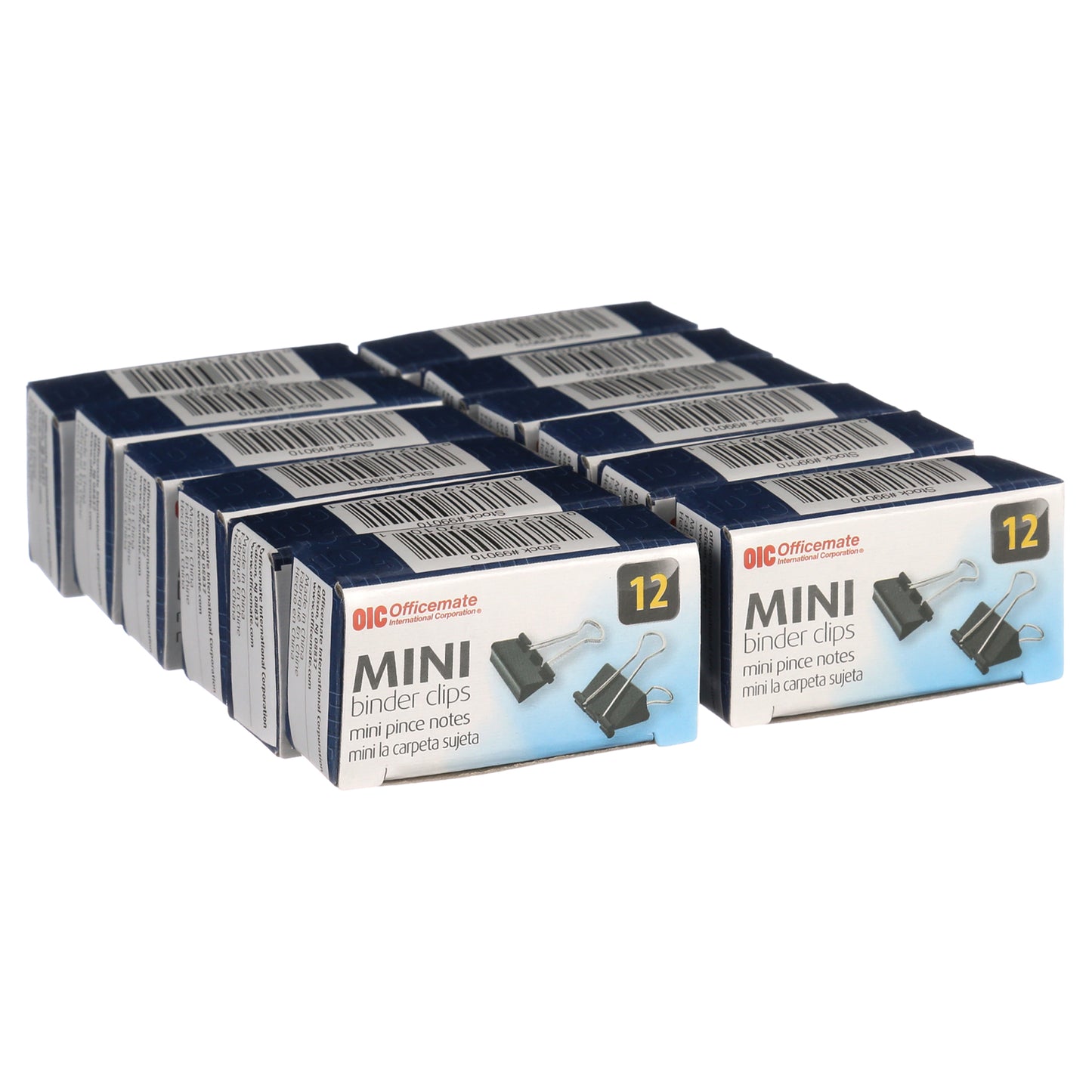 ACCO Small Steel Wire Binder Clips, 12 count
