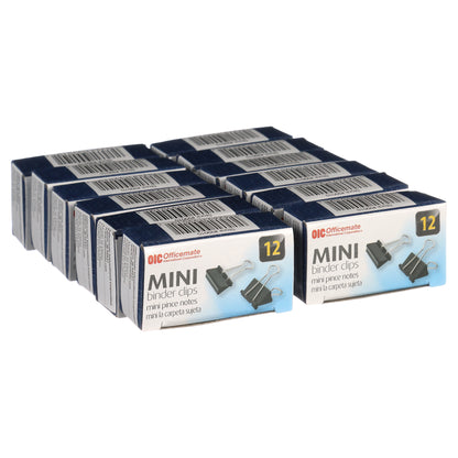 ACCO Small Steel Wire Binder Clips, 12 count