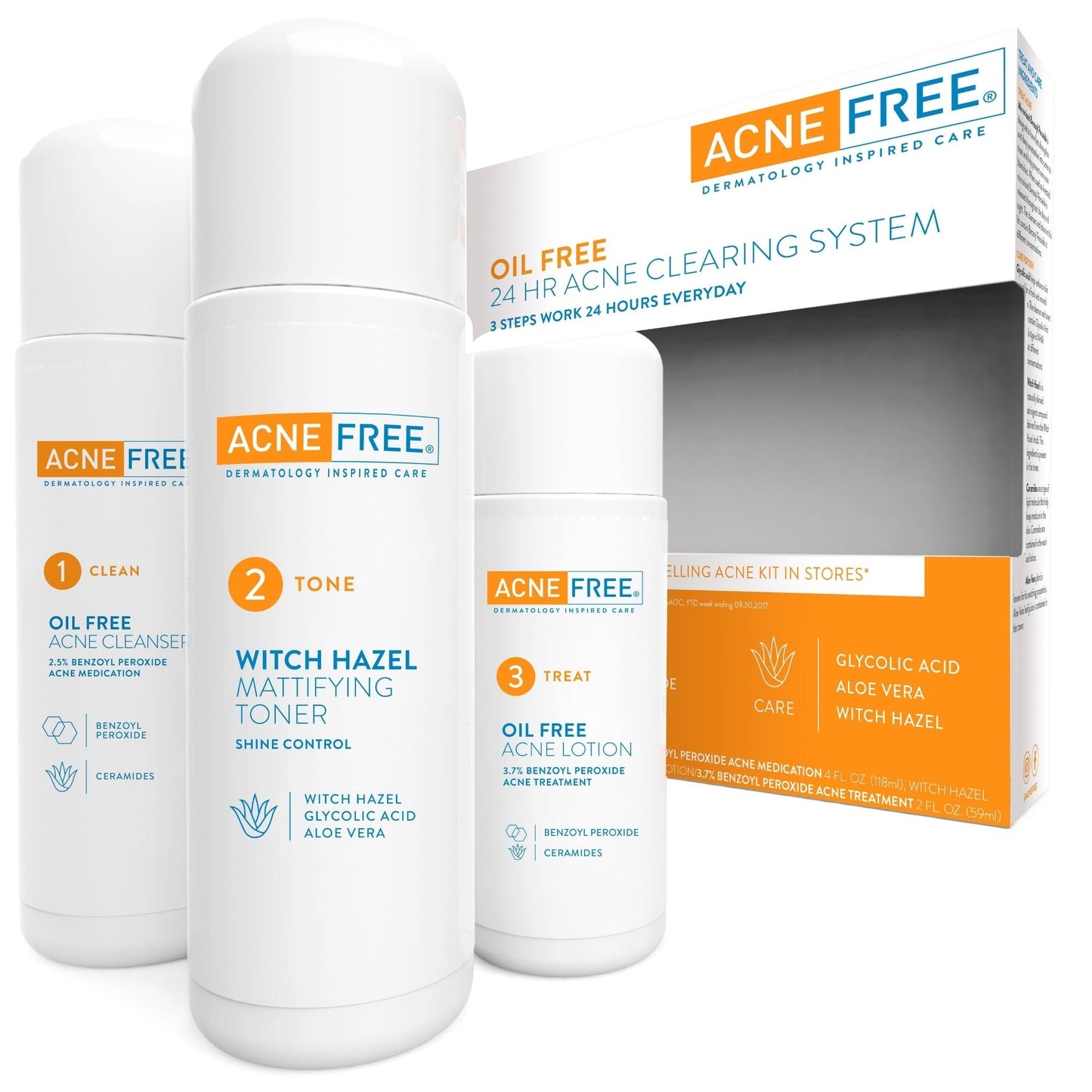 ACNEFREE OLF CLNSR CR 2.5% 237ML