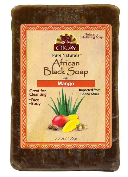 IT'S PURE AFR BLK SOAP MANGO 5Z