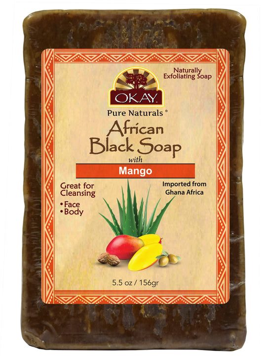 IT'S PURE AFR BLK SOAP MANGO 5Z
