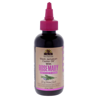 OKAY BLK CASTOR/ROSEMARY OIL 4Z