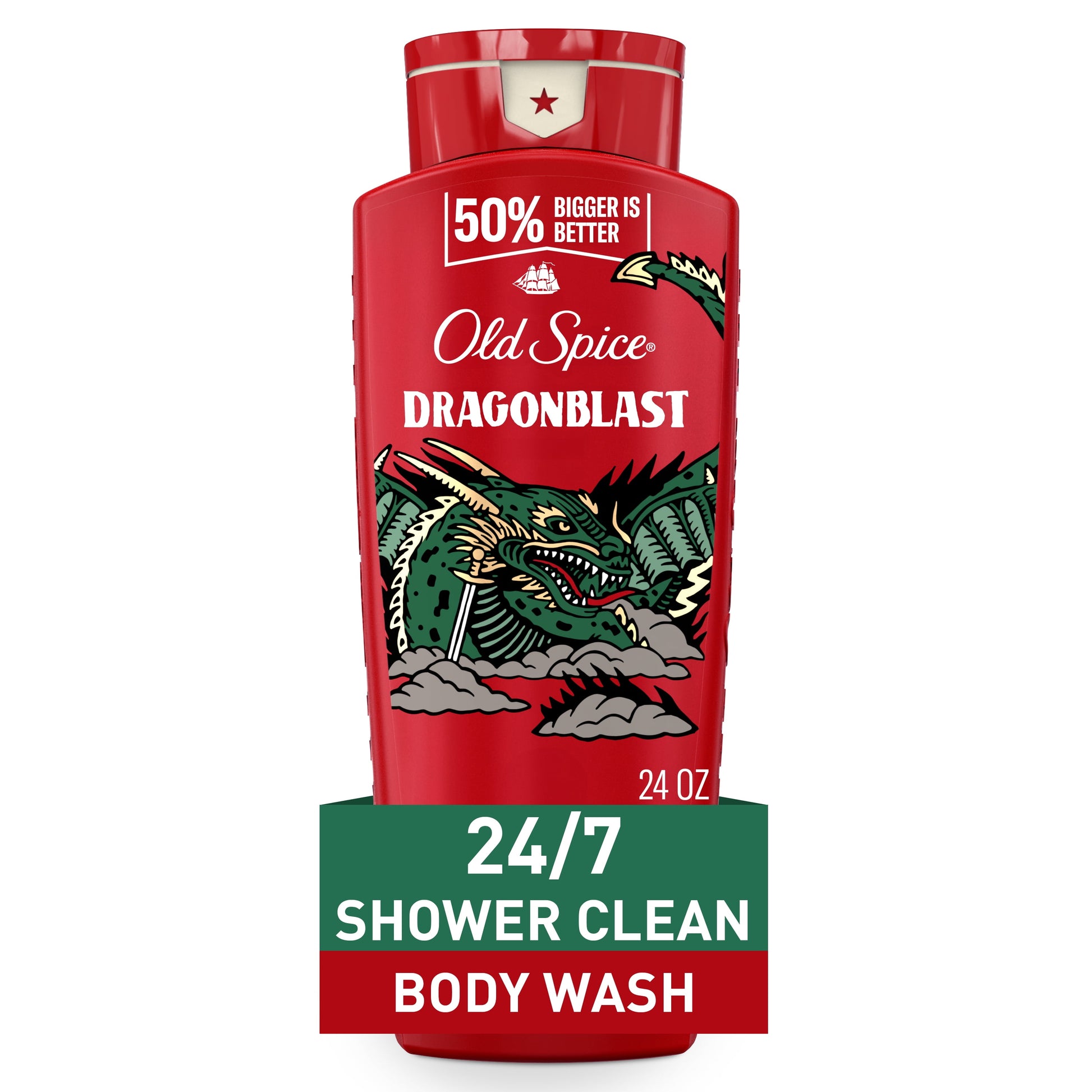 Old Spice Body Wash Dragon Blast 33.4oz Pump