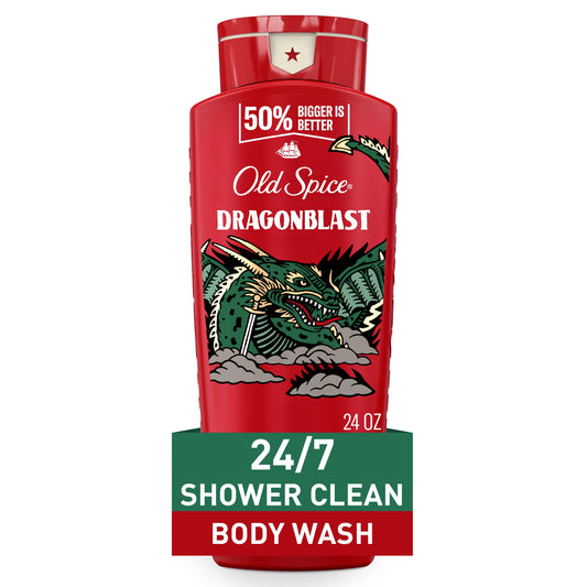 Old Spice Body Wash Dragon Blast 33.4oz Pump