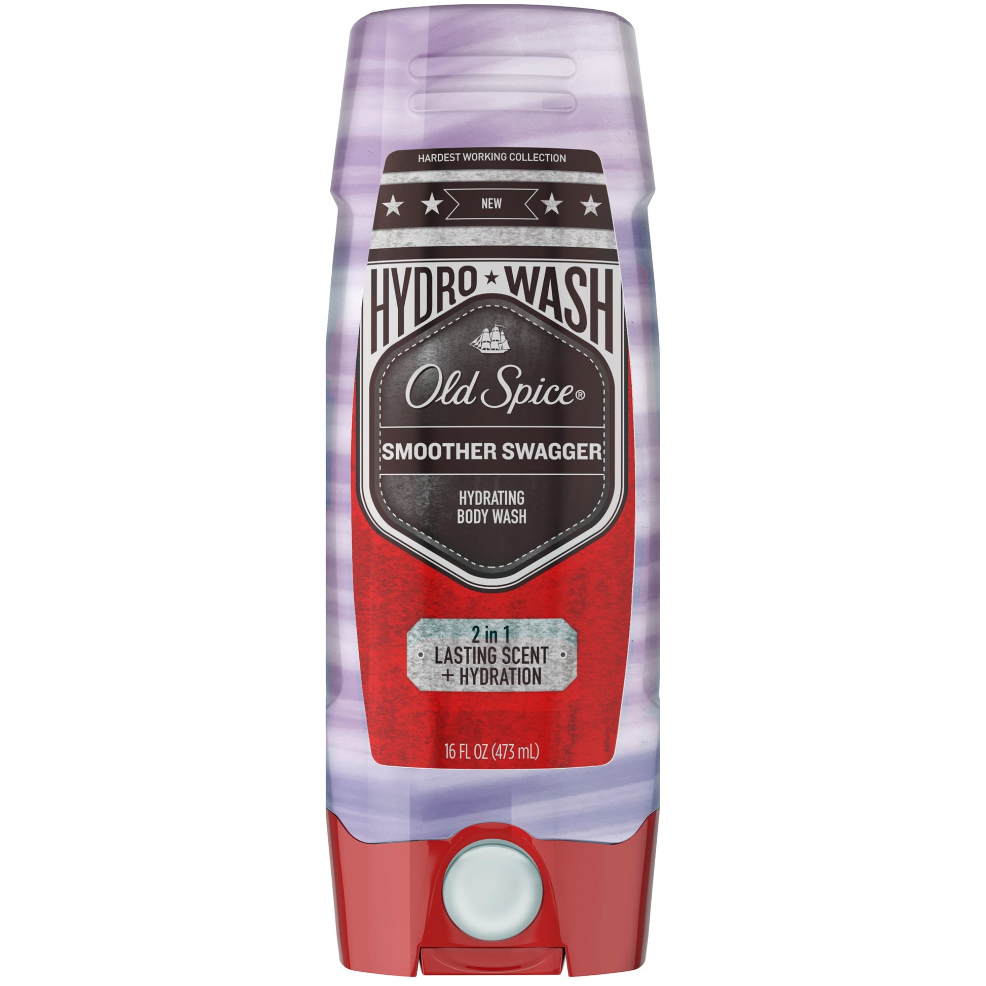 OLD SP HYDRO WASH LQ 16OZ STL CRG