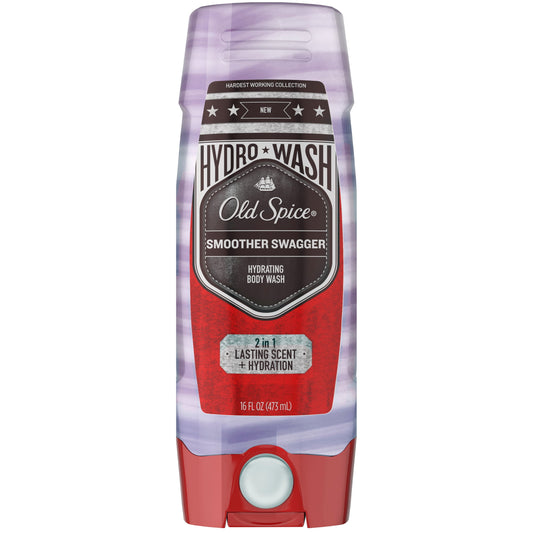 OLD SP HYDRO WASH LQ 16OZ STL CRG