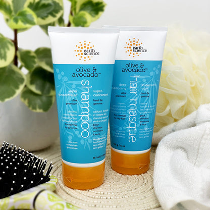 EARTH SCIENCE SHAMPOO,OLIVE & AVOCADO