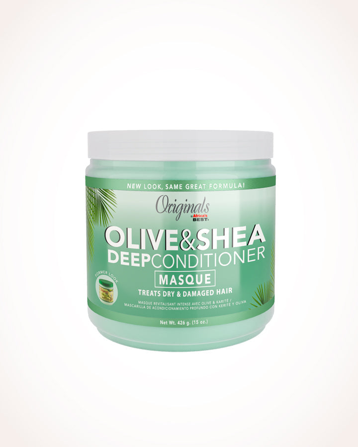 Africas Best Orig Olive & Shea Deep Conditioner Masque 15oz