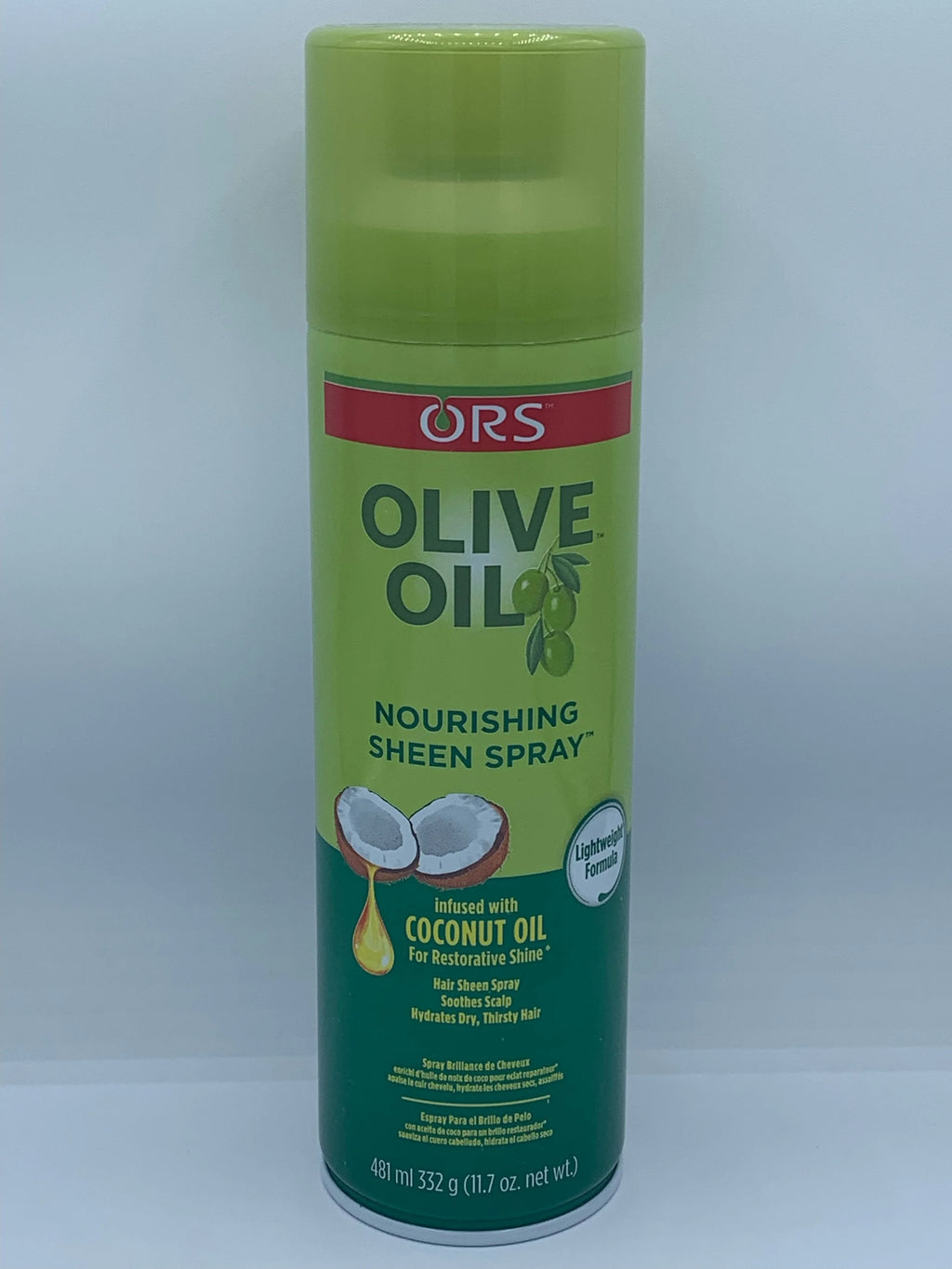 Ors Olive Oil Sheen Spray Nourishing Coconut Oil 2oz